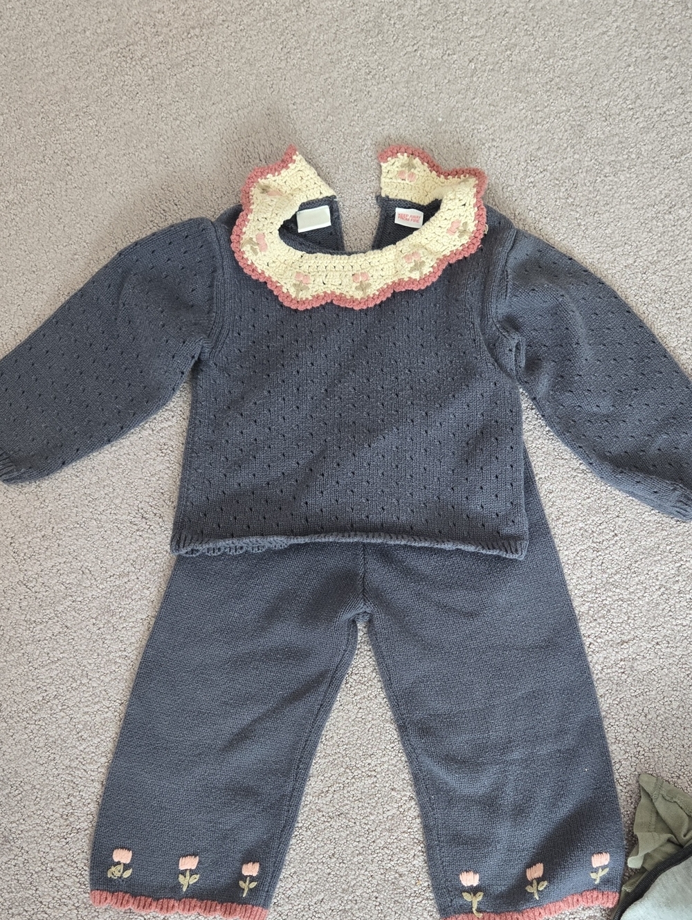 Zara Toddler Girls Crochet Set Size 3 Y
